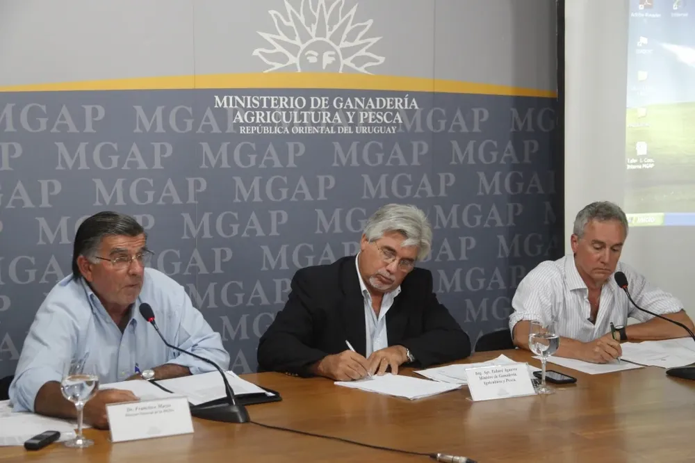 Francisco Muzio, Tabaré Aguerre y Federico Fernández