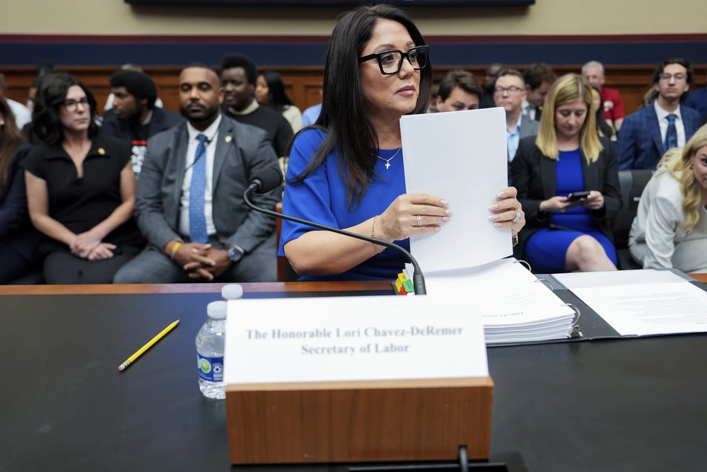 Lori Chavez-DeRemer, secretaria de Trabajo de Trump.