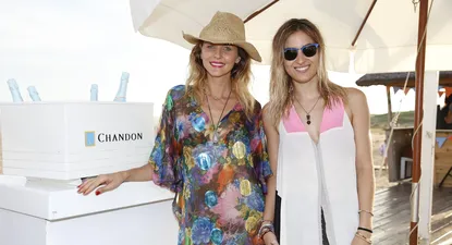 Jimena Buttigliego y Cintia Garrido en el Chandon Délice sunset.