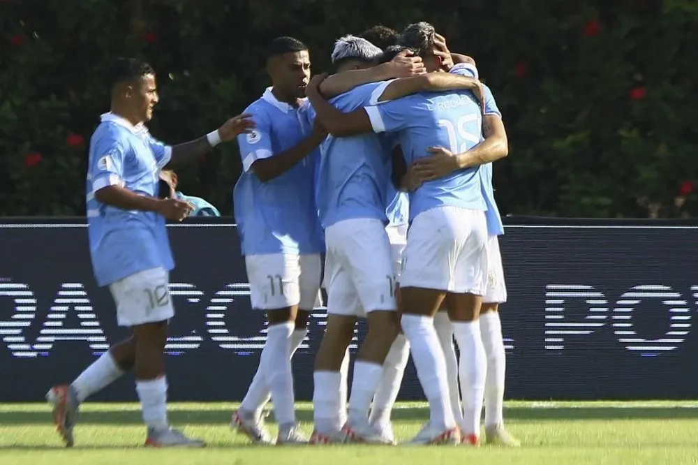 El festejo de Uruguay