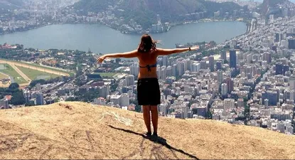 Gilda, viajera, en Río de Janeiro.