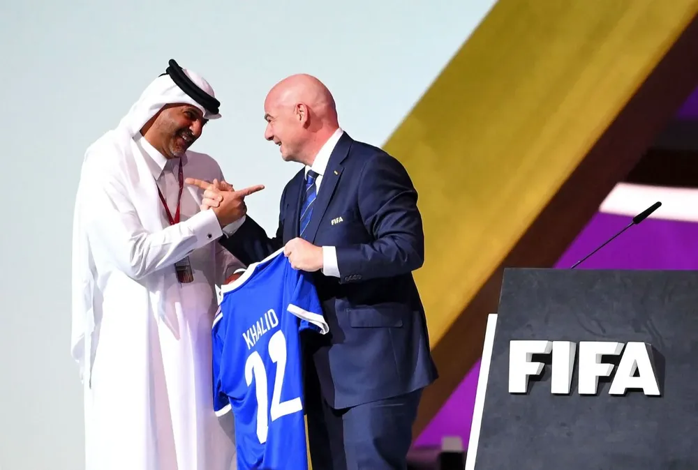 Gianni Infantino en Qatar