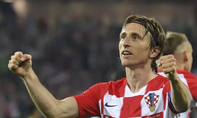 El festejo de Modric