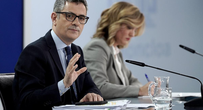 Félix Bolaños y Pilar Alegria