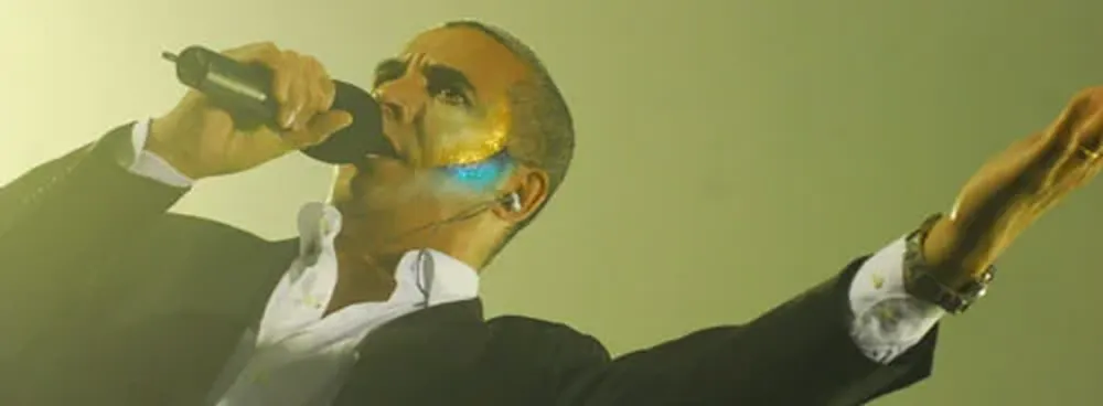 El cantor murguero pondrá su voz para el himno nacional en el partido de esta tarde.