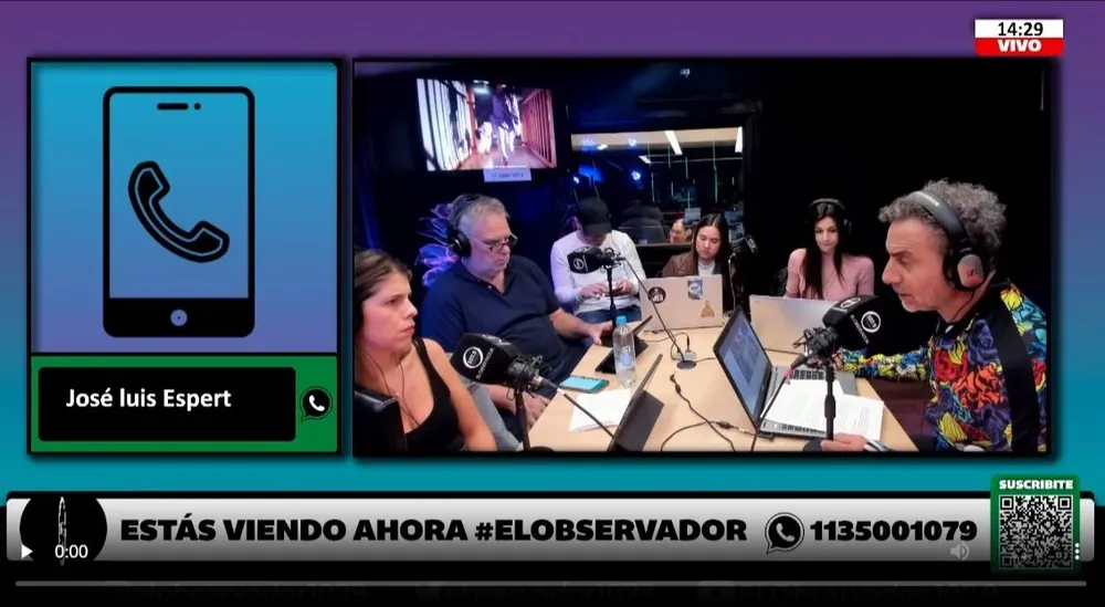 Luis Majul en su entrevista a Espert para El Observador radio