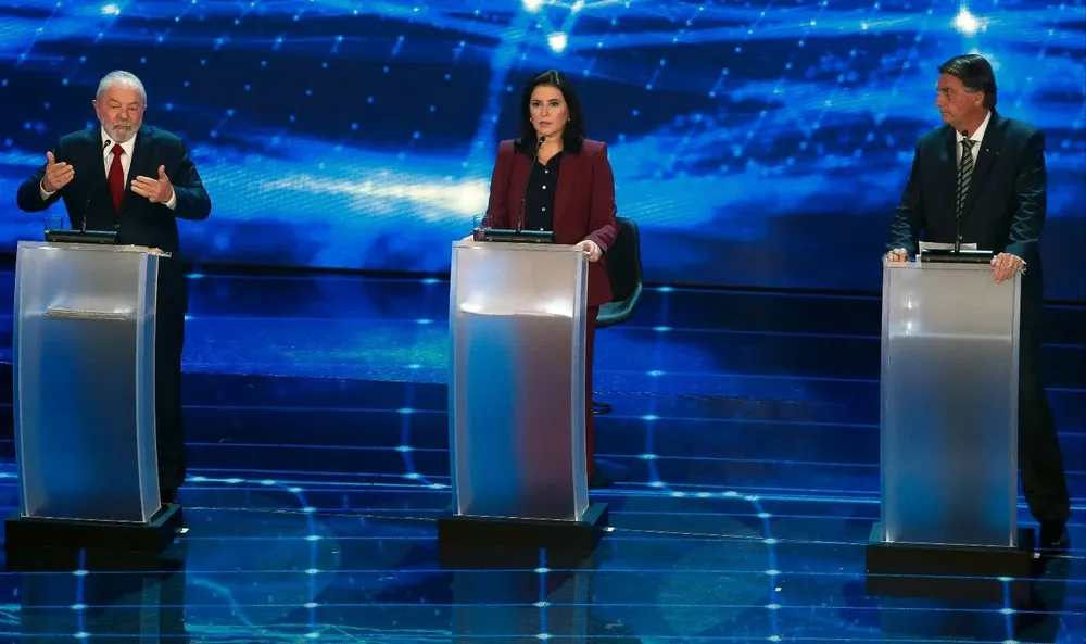 Tras un primer debate, Lula no participó en el segundo que estaba programado.