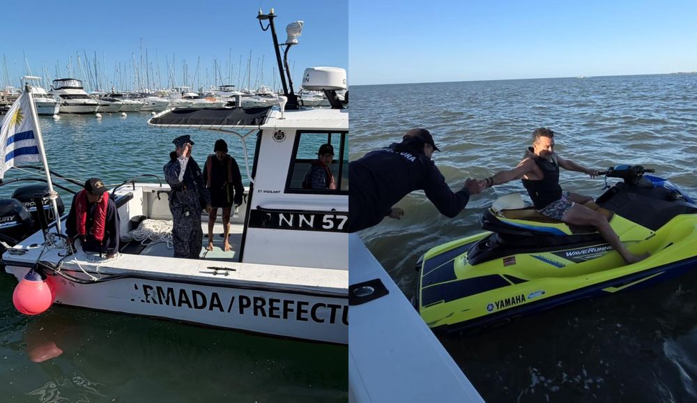 Argentino de 59 años fue rescatado en Maldonado