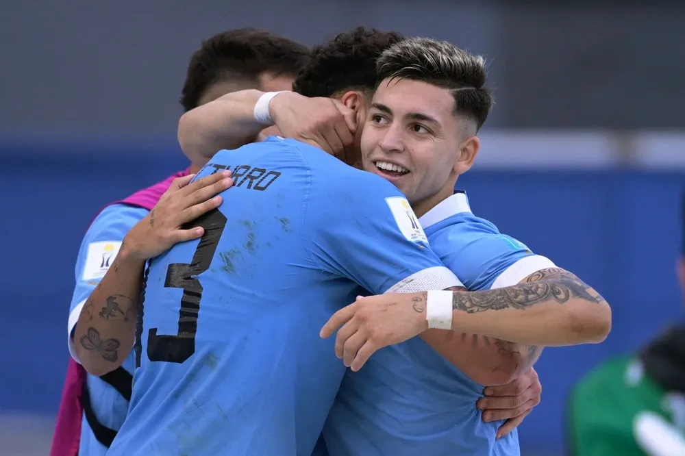 El festejo de Uruguay