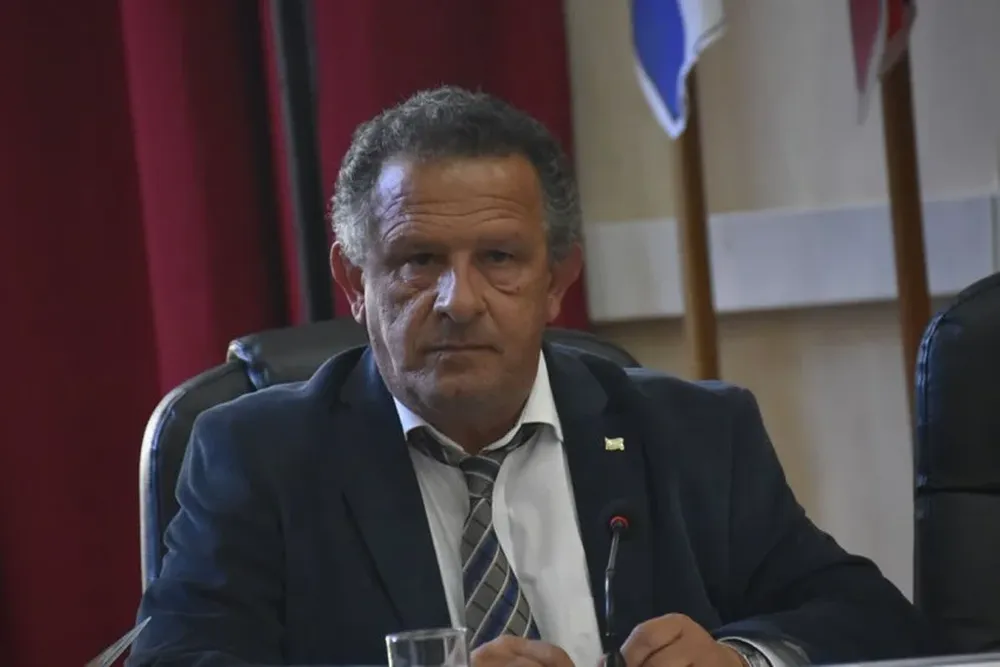 Pablo Caram en el Congreso de Intendentes. Archivo