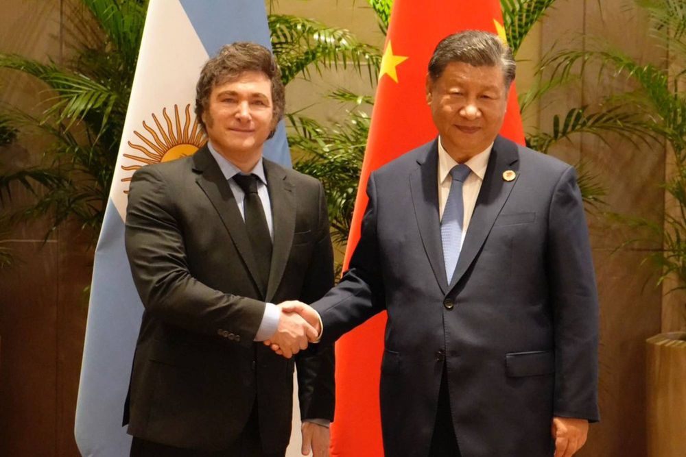 Milei y Xi Jinping tuvieron su primer mano a mano.