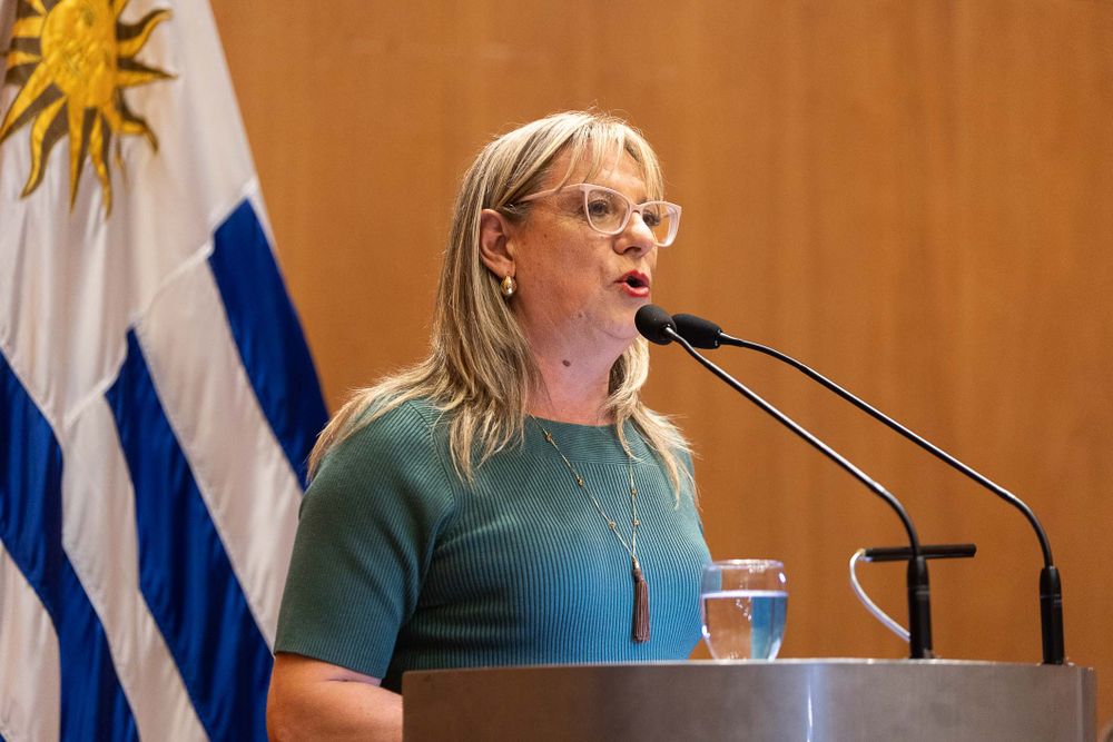 Colette Spinetti en su asunción como titular de la Secretaría de Derechos Humanos