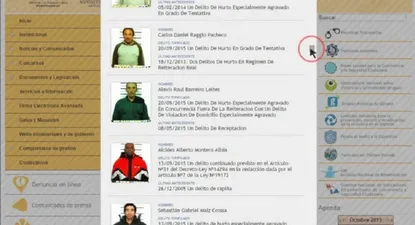 los rostros del crimen: vea como funciona el nuevo servicio del ministerio del interior