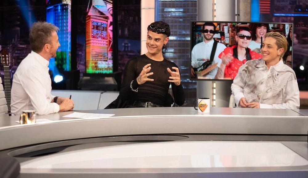 Ca7riel y Paco Amoroso en El Hormiguero. TWITTER