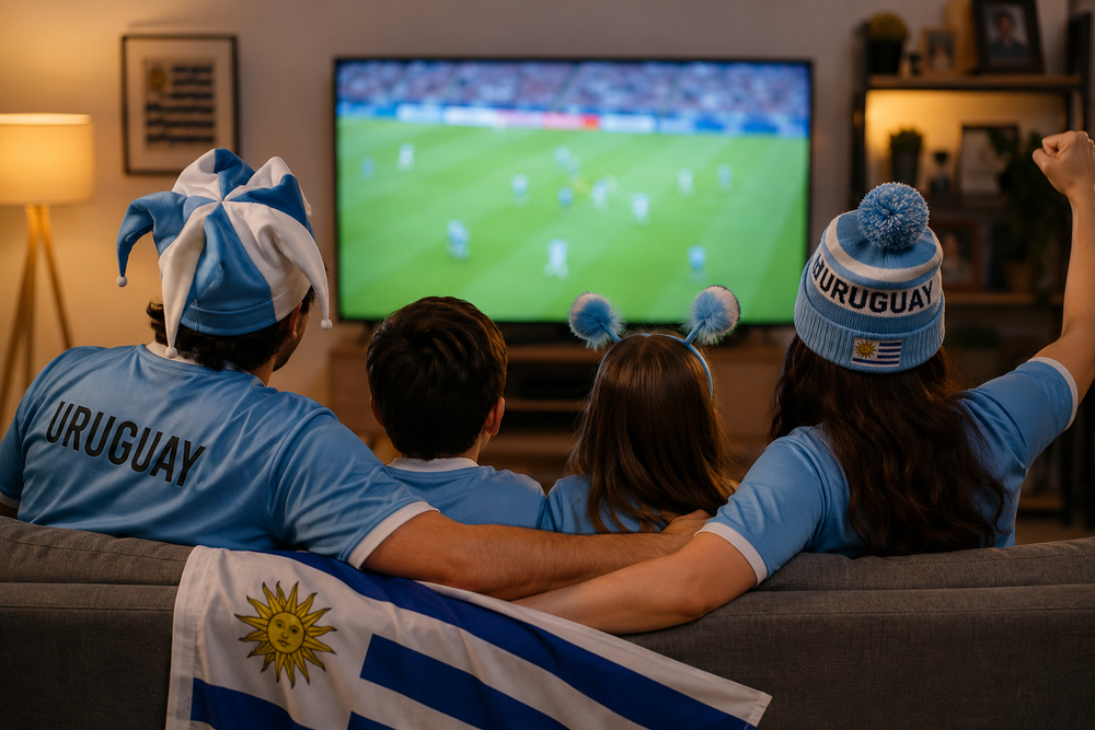 Hinchas uruguayos