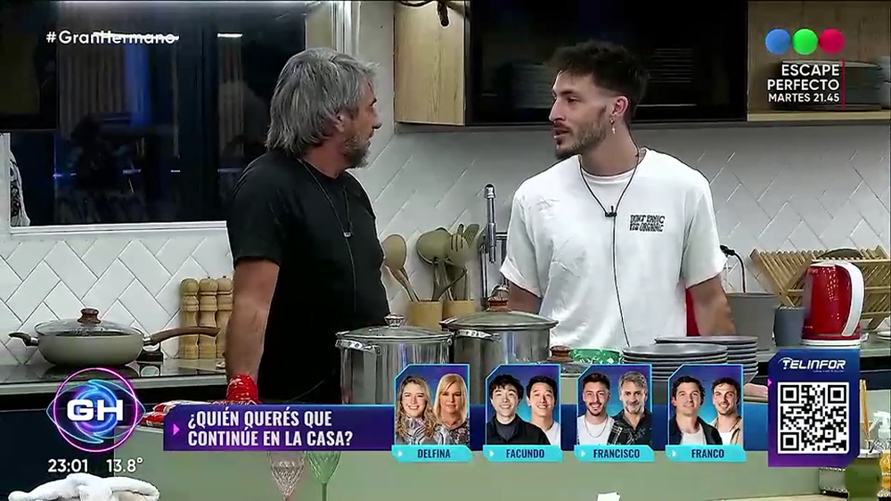 El cruce de Darío con su hijo Francisco en Gran Hermano por Furia: No viniste de vacaciones