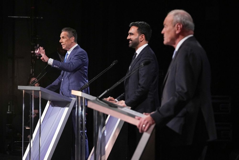 Debate para la alcaldía de Nueva York. AFP