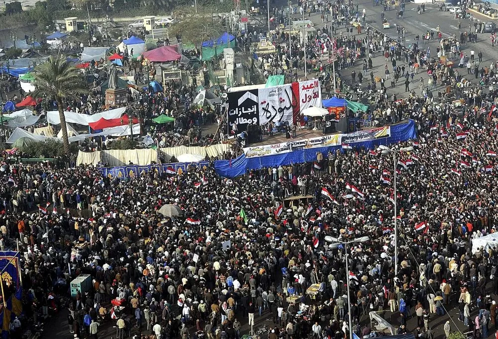 Egipto celebra el primer aniversario de la revolución que derrocó al dictador Mubarak