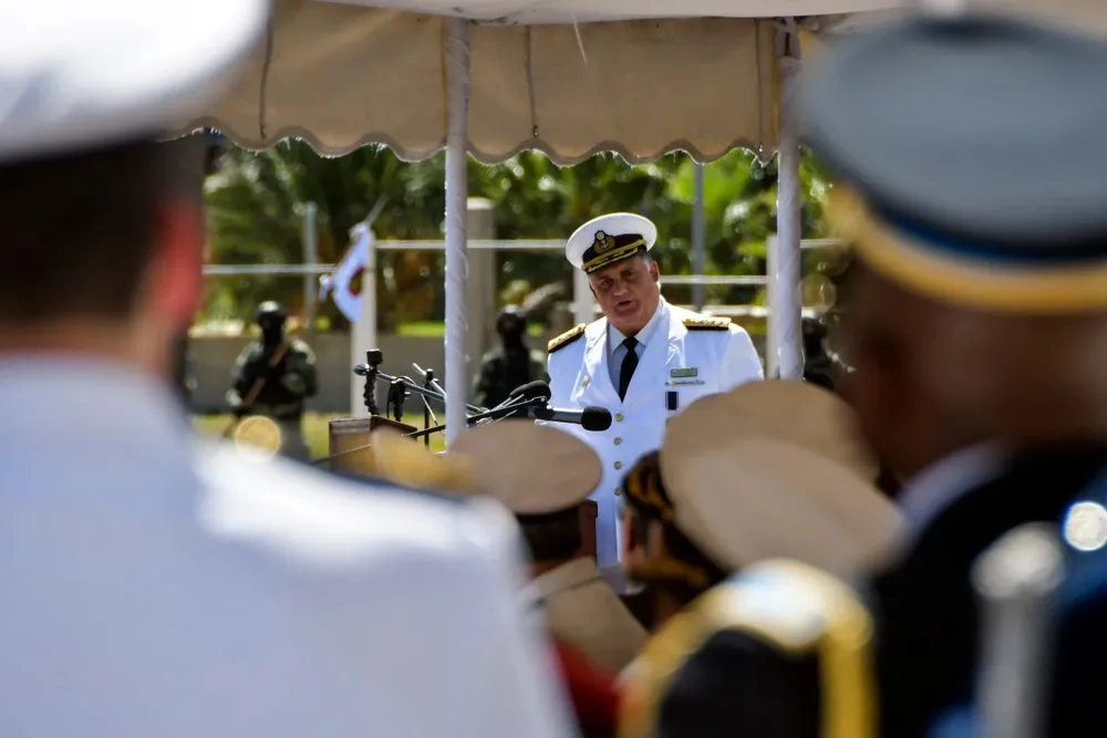 Jorge Wilson, comandante en jefe de la Armada. Archivo