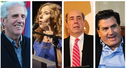 precandidatos del fa y partido colorado cierran sus campanas