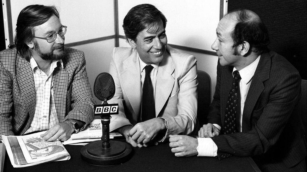 Mario Vargas Llosa en entrevista con la BBC en 1986.