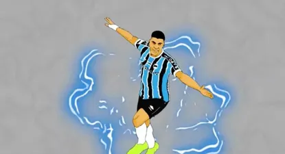 Los goles de Luis Suárez fueron reproducidos en una animación gráfica