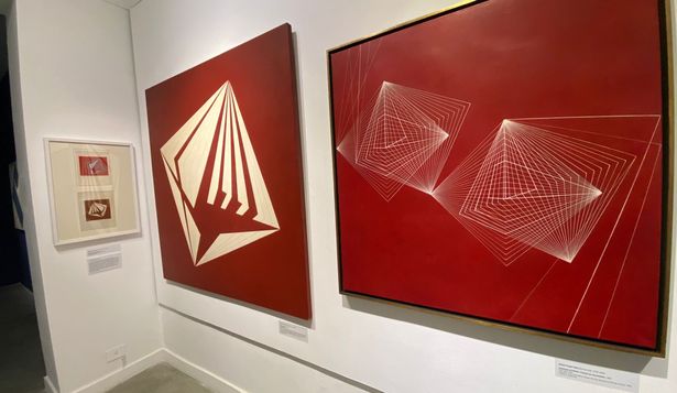 Exposición de arte generativo en la Casa Victoria Ocampo, de Buenos Aires. 