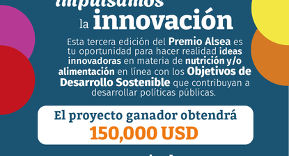 Premio Alsea otorgará US$150.000 a investigación en materia de nutrición y/o alimentación que contribuya a desarrollar políticas públicas