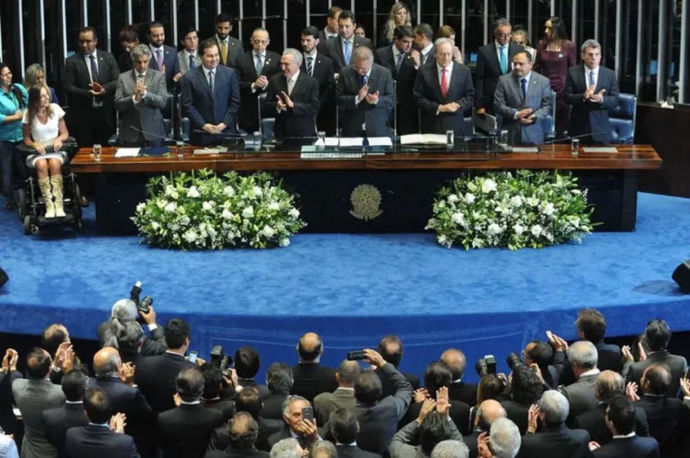 El nuevo presidente de Brasil, MIchel Temer, asumió el miércoles el cargo hasta 2018 en una ceremonia llevada a cabo en el Congreso.