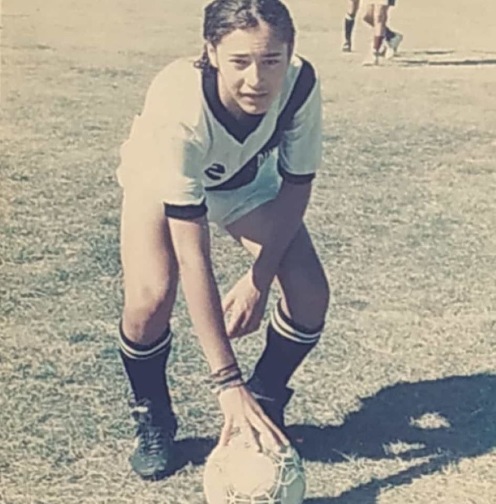 Javier Chevantón en sus inicios en las divisiones inferiores de Danubio