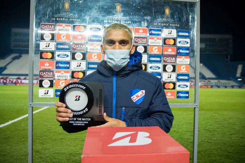 Brian Ocampo, MVP de los últimos dos partidos de Nacional