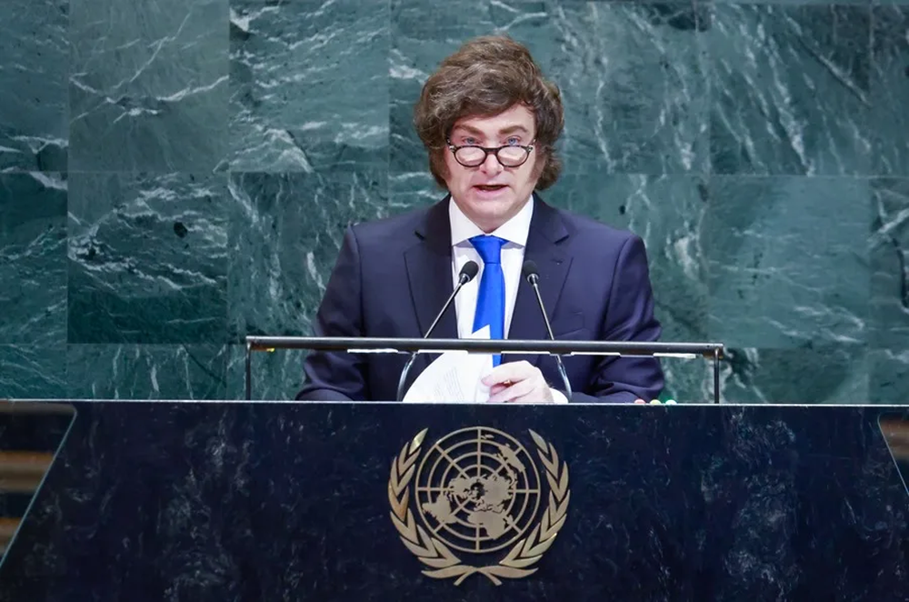 Milei ante la Asamblea de la ONU en 2025