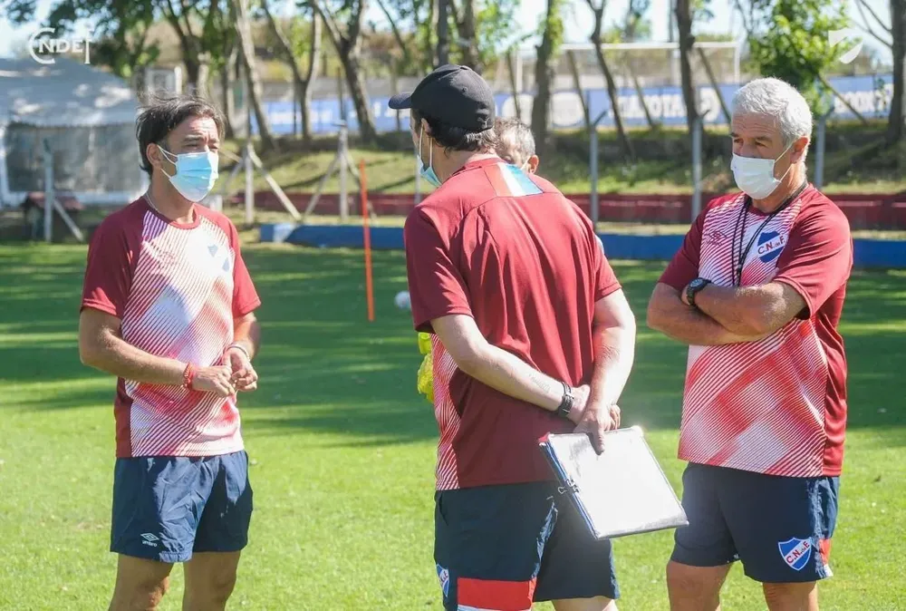 Álvaro Recoba en su primer día en la Tercera