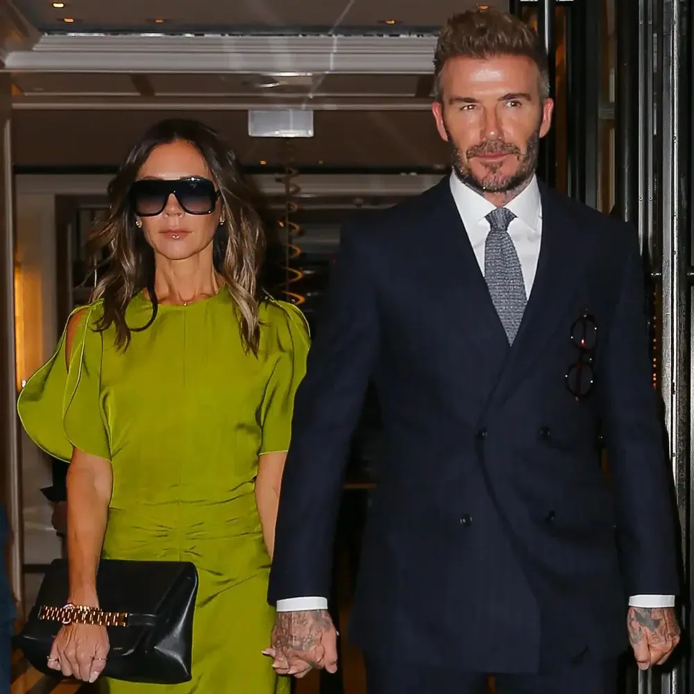 Victoria y David Beckham