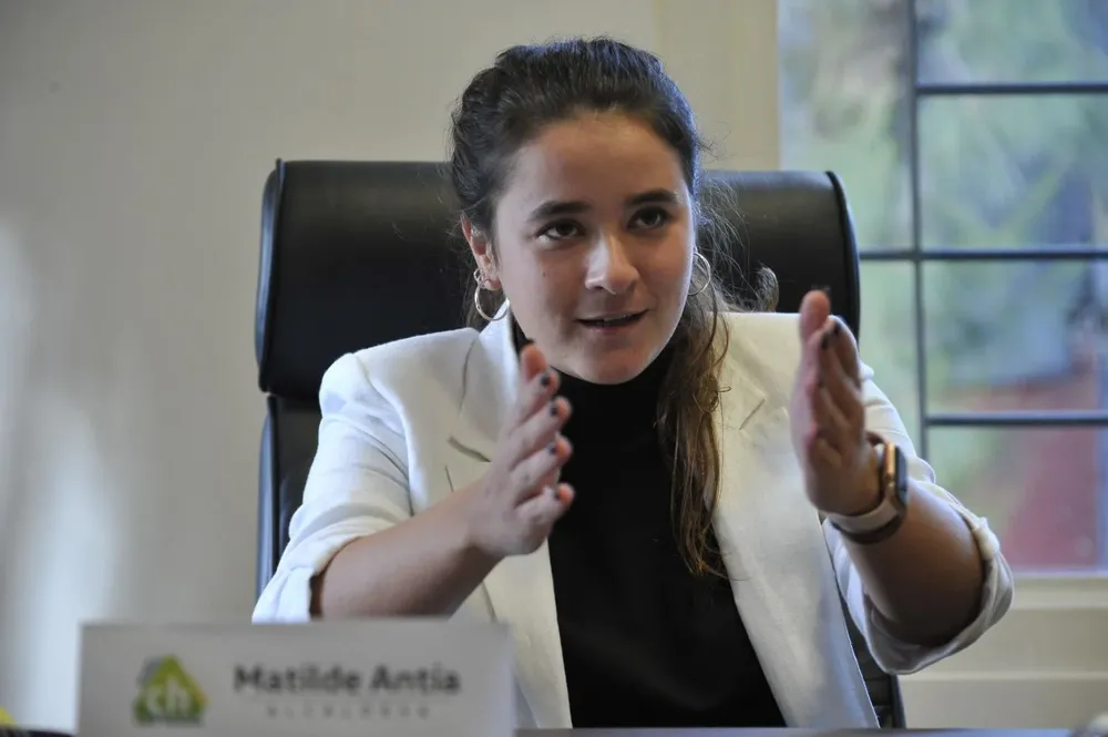 Matilde Antía, alcaldesa del municipio CH