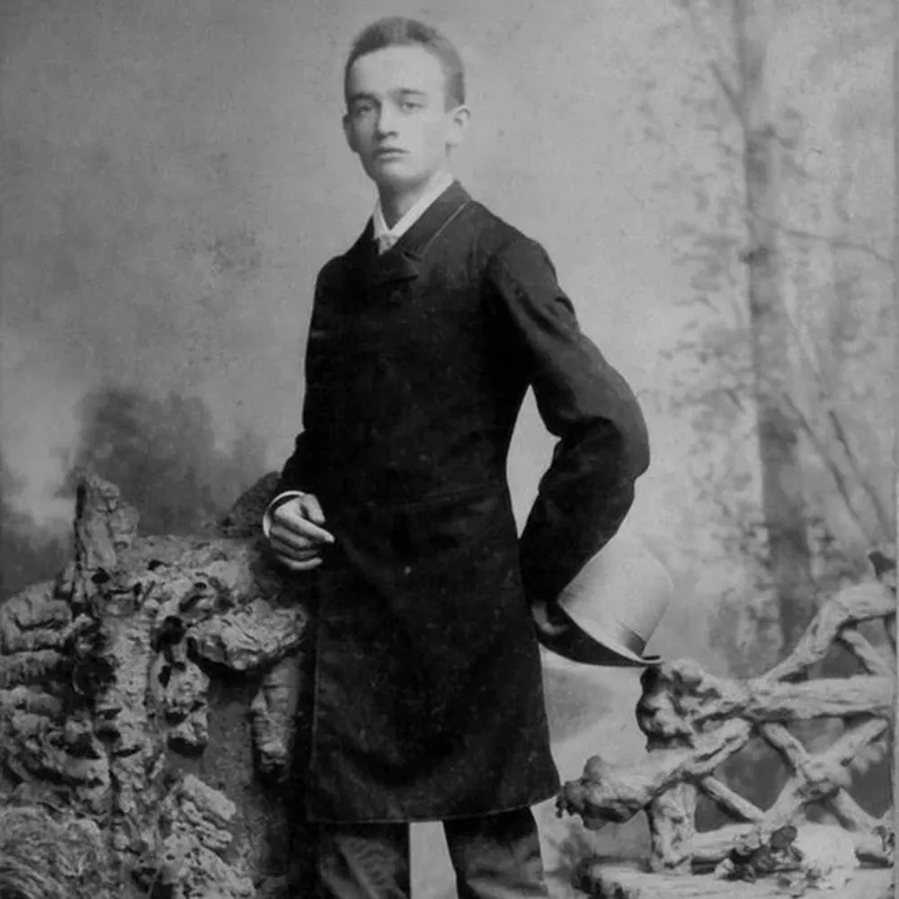 Friedrich Trump retratado en Nueva York en 1887.