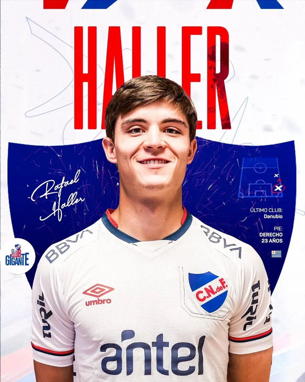 Rafael Haller es tricolor