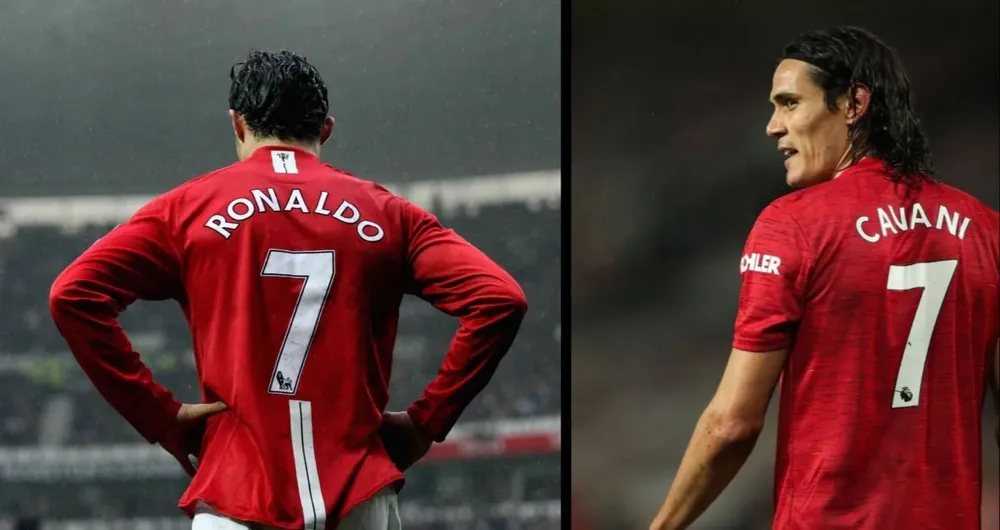 Ronaldo y Cavani con la 7