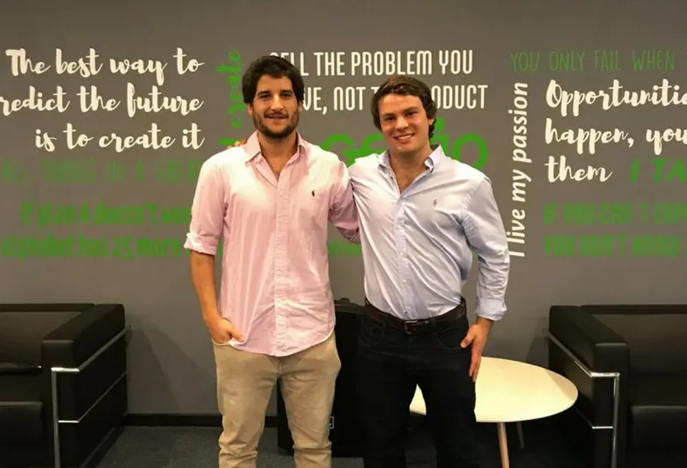 Diego Abreu y Agustín Calvo, fundadores de Wannaclap