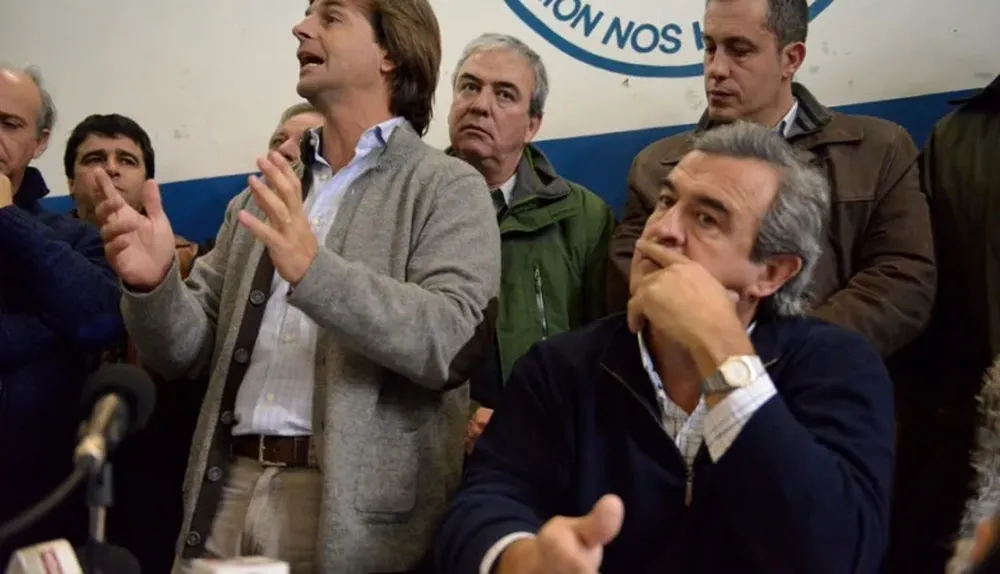 Lacalle y Larrañaga en gira por Lavalleja