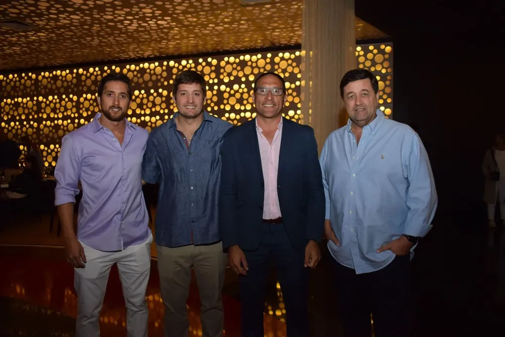 Nino y Santiago Deicas, Darvry Amaro y Fernándo Deicas