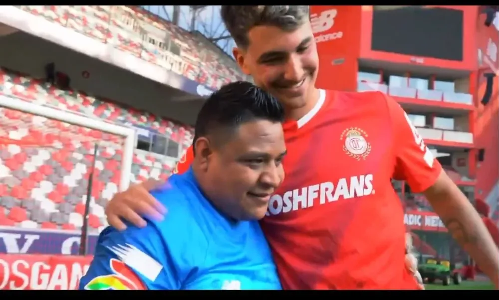 Diego Abreu presentado en Toluca