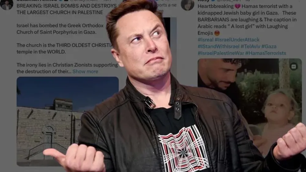 Desde el inicio del conflicto, la red propiedad de Elon Musk se convirtió en un nido de desinformación.