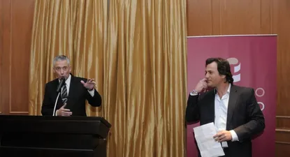 Juan Carlos Lepre y Guillermo Arcani