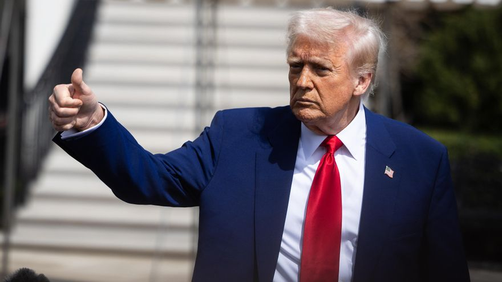 El presidente de los EE.UU. Donald Trump.