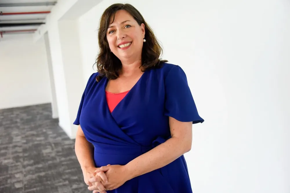 Faye OConnor, embajadora de Reino Unido en Uruguay.