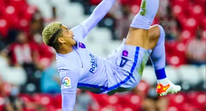 La chilena que realizó Ronald Araújo que fue un golazo y se lo anularon