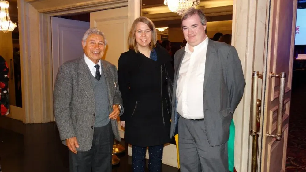 Elias Stein, María France Bourgeois y Leonardo Gaidos