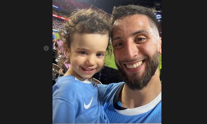 El tierno video de Rodrigo Bentancur y su familia tras el partido que Uruguay le ganó a Estados Unidos