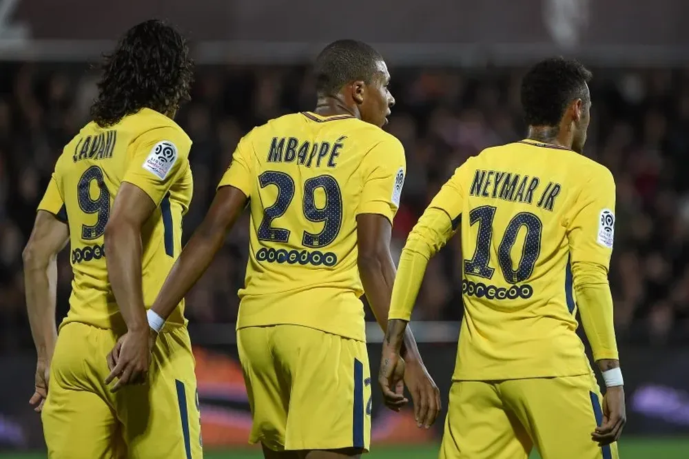 Edinson Cavani, Kylian Mbappé y Neymar, el nuevo tridente letal de PSG